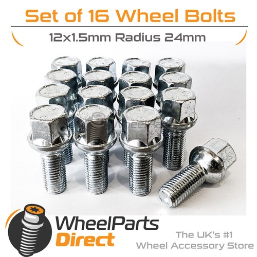 Alloy wheel bolts 12x1 5 - bolts, (16)