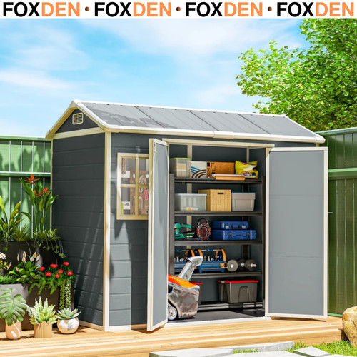 Resin garden shed - 8, 4