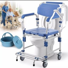 Bedside Commode Wheelchair