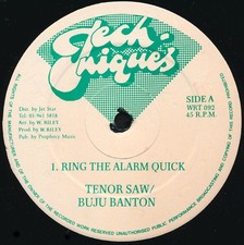 Tenor Saw / Buju Banton - Ring The Alarm Quick (12") (Very Good Plus (VG+)) - 37