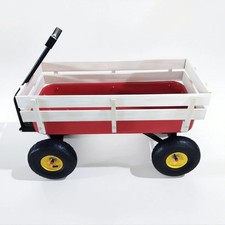 Red Kids Garden Wagon Heavy