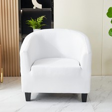 UK Elastic Stretch Tub Chair Cover Armchair Seat Sofa Covers Full Slipcover case
