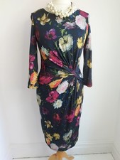 PHASE EIGHT Dress Black Floral