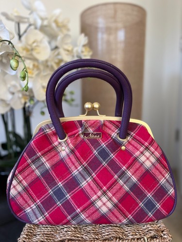 Ness purple tartan medium - purple,