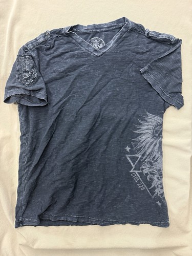 Affliction men short - men's, sleeve