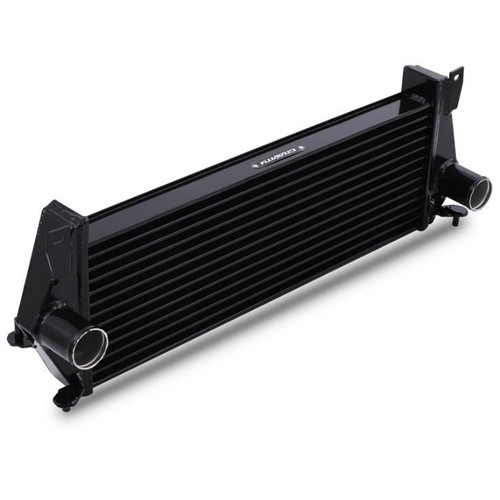 Black aluminium front mount - black,