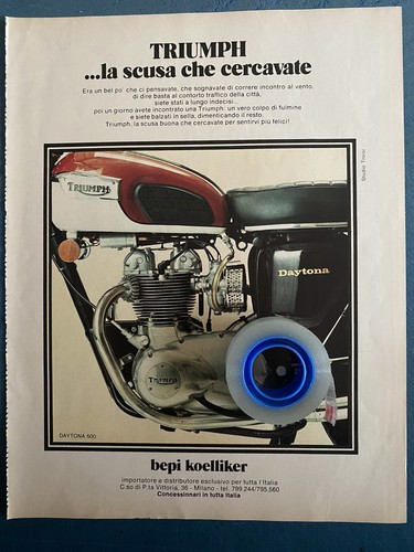 Rare 1972 triumph daytona - rare,