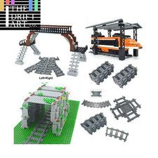 Bridge Tracks w/ Rock for LEGO