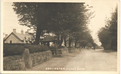 Acklington near amble - amble., village