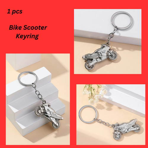 Silver motorcycle bike scooter - bike,