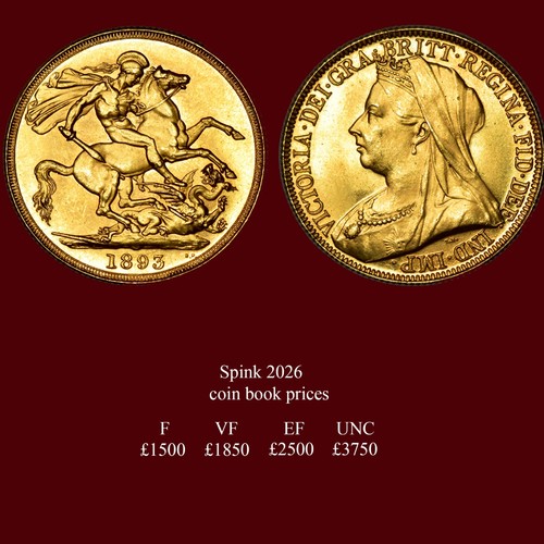 Queen victoria 1893 gold - victoria, £2