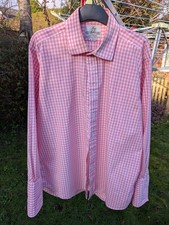 Harvie & Hudson pink and white