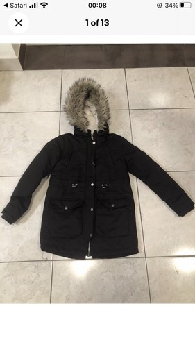 Girls fab black padded - fab,