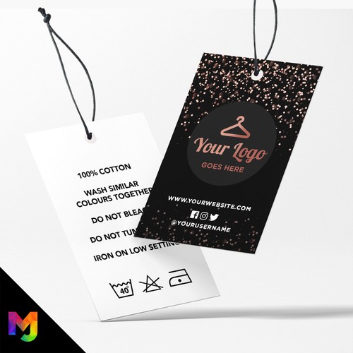 Custom clothing swing tags - clothing,