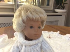 Trendon sexed baby boy blonde sasha doll  with tag and outfit