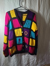 Patchwork Knitted Cardigan