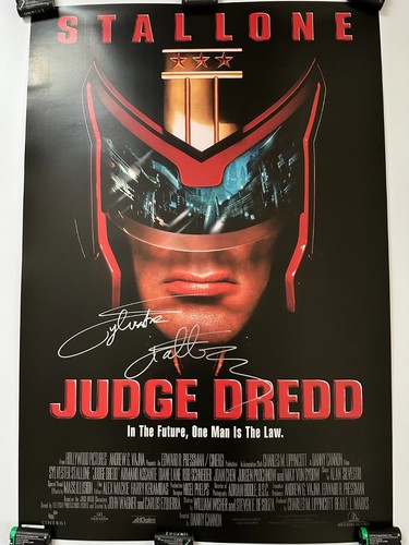 Judge dredd signed movie - dredd,