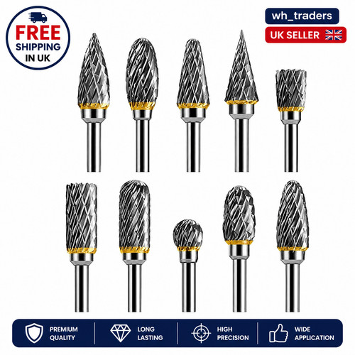 10pcs tungsten carbide burr - 10pcs,