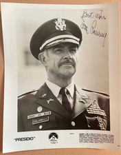 Sean Connery Signed Autograph Signature 8x10 B&W Glossy Photograph Presidio