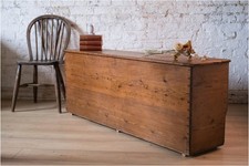 Wide Victorian Stripped Pine