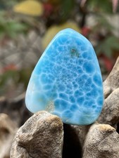 Larimar Large Freeform Dolphin