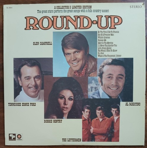 Round vinyl recod album - round-up,