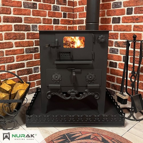 Wood burning stove cooker - burning, stove,