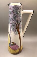 Large Hand Painted Art Deco Pitcher by R Sudlow & Sons, Burslem