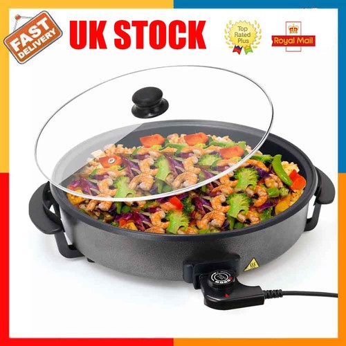 Electric pizza pan frying - pizza,