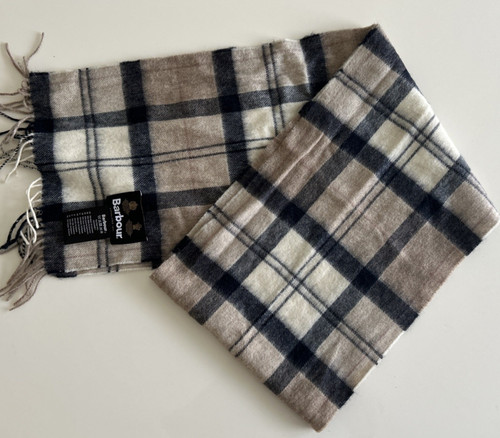 Barbour tartan scarf wool - scarf, &