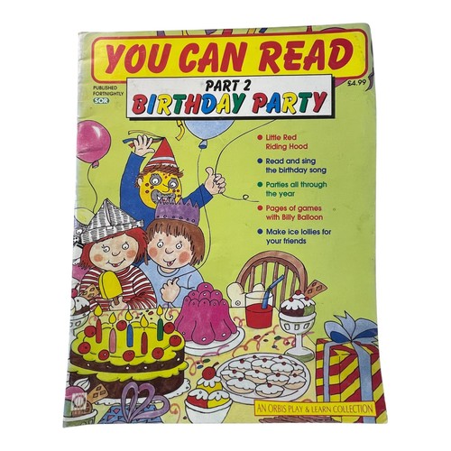 You can read part - read, birthday
