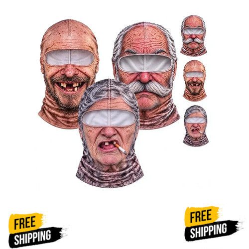 Funny face ski mask - funny,