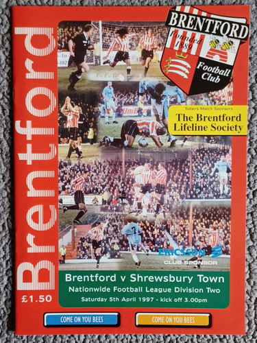 Brentford shrewsbury town - brentford,