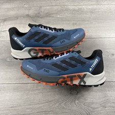 Adidas Terrex Agravic Flow 2 Gore-Tex ‘Navy / Orange’ - Size UK 8.5 / EU 42 2/3