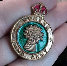 Womens Land Army Enamel Lapel