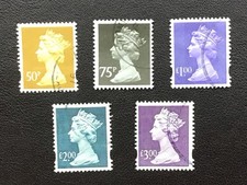 GB QEII Machin High Value Definitive Stamps Good Used 