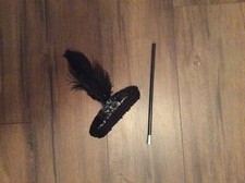 Charleston Fancy Dress Items; Headdress and Cigarette Holder; 1920’s