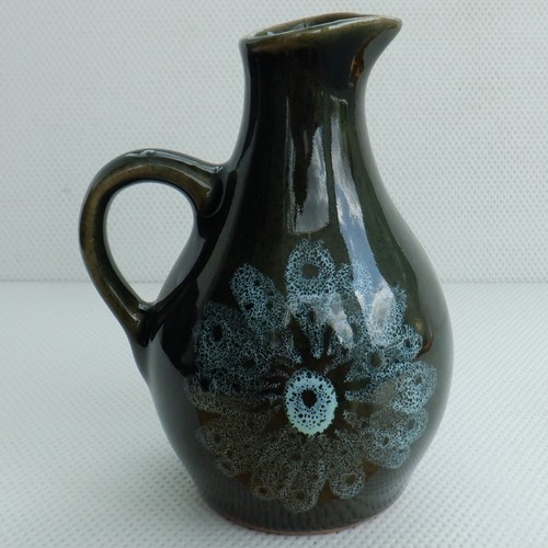 Vintage lotus pottery jug - vintage,