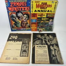 Famous Monsters of Filmland Magazine For Monsters Only Annual Mole People BUNDLE