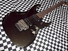 RARE MAVERICK F 1 SUPERSTRAT ,CHARCOAL FROST METALLIC , TREM , FULLY SET UP !!