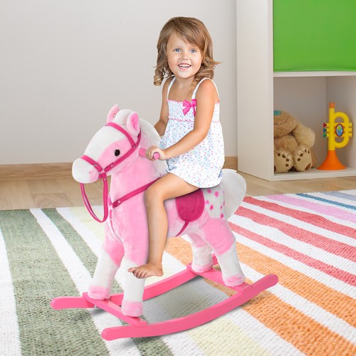 Baby rocking horse plush - rocking, ride