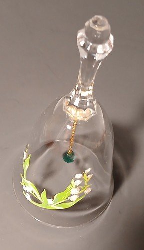 Vintage avon crystal bell - avon,