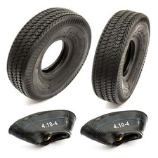2x Heavy Duty 4.10-4 Tyre &