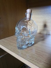 Glass Skull Ornament With Led Lights Inside.