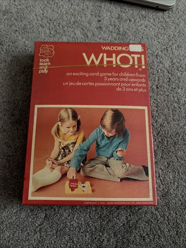 Waddingtons whot card game - card,