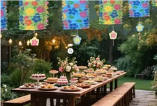 12PCs Cylinder Hanging Lantern