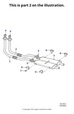Jaguar Genuine Downpipe