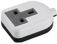 13 Amp 1 Gang Rubber Socket