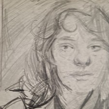 Robert Lenkiewicz Pencil sketch of Mouse. Studio stamped