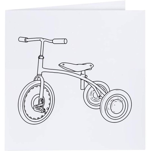 Vintage trike greeting cards - 'vintage, trike'